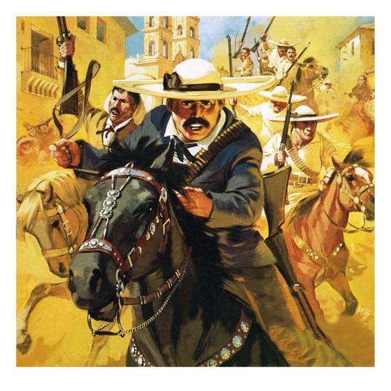 'Pancho Villa' Giclee Print Mcbride