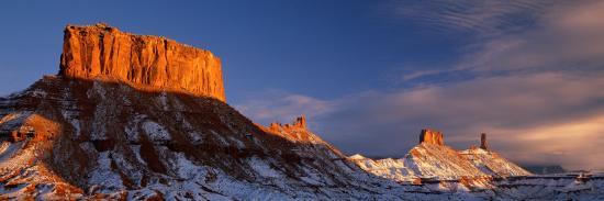 'Rock Formations, Castle Rock Spire, Castle Valley State ...