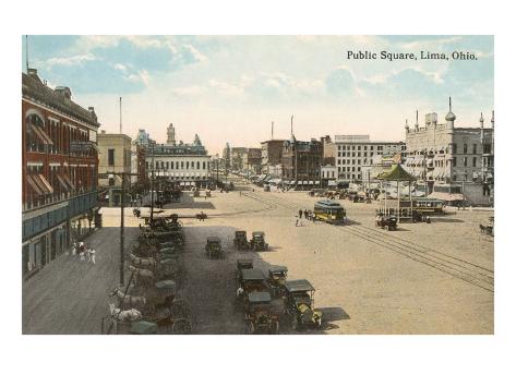 Public Square Lima Ohio Poster At Allposters Com