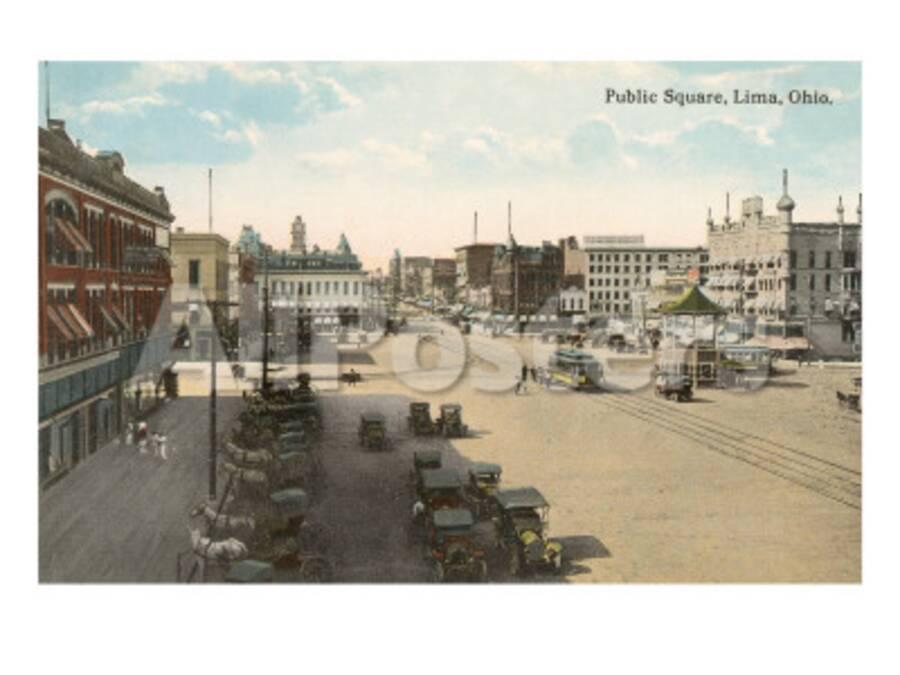 Public Square Lima Ohio Poster At Allposters Com