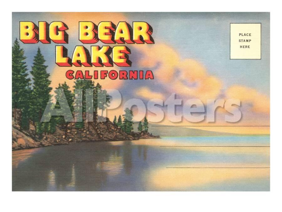 postcard folder big bear