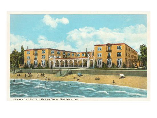 Nansemond Hotel Ocean View Norfolk Virginia Prints Allposters Com