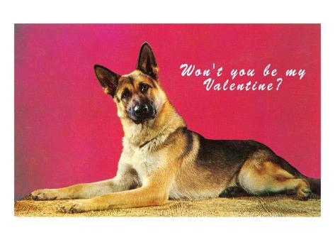 german shepherd valentine