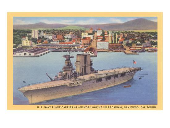 Aircraft Carrier San Diego Bay Aircraft Carrier San Diego Bay
