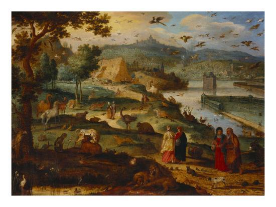 Noah's Ark Giclee Print by Lazarus van der Borcht (Attr to) at ...