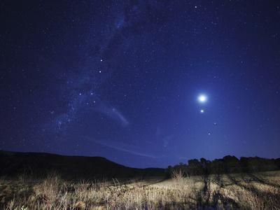 'The Moon, Venus, Mars and Spica in a Quadruple Conjunction' Photographic Print - Stocktrek ...