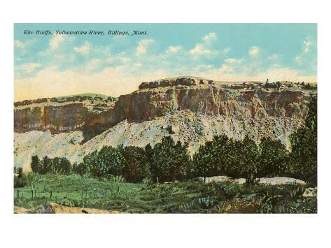 The Bluffs, Yellowstone River, Billings, Montana Prints at