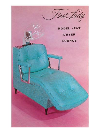 'Lounge Chair for Hair Dryer' Prints | AllPosters.com