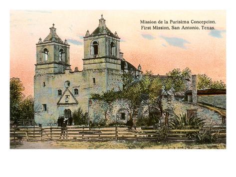 Mission De La Purisima Concepcion San Antonio Texas