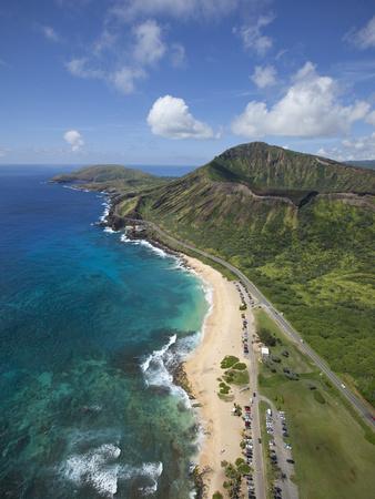 'Sandy Beach, Koko Crater, Honolulu, Oahu, Hawaii' Photographic Print