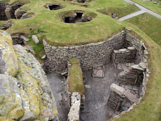 'Prehistoric Dwellings at Jarlshof, Sumburgh, Shetland, Shetland ...