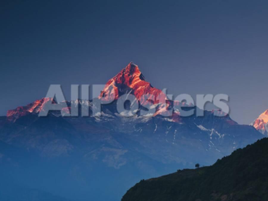 Machapuchare Machhapuchhre Fish Tail Mountain In The Annapurna Himal Of North Central Nepal N