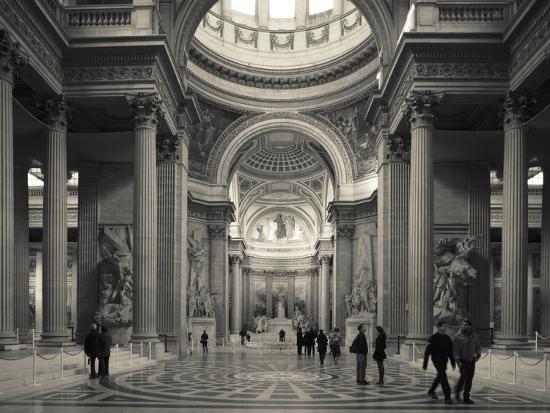Interior Of The Pantheon Paris France