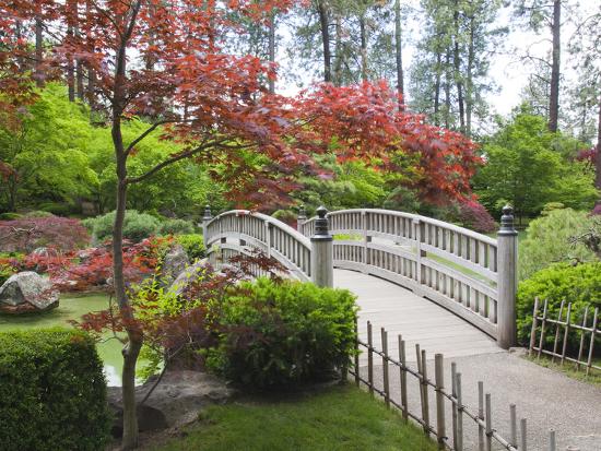 Nishinomiya Japanese Garden Manito Park Spokane Washington Usa