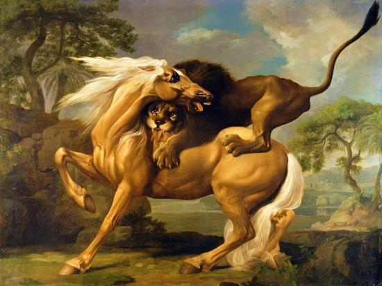 george stubbs lion attacking a horse