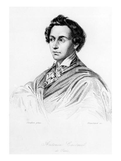 Marie-Antoine Careme, Frontispiece to 'L'Art De Cuisine ...