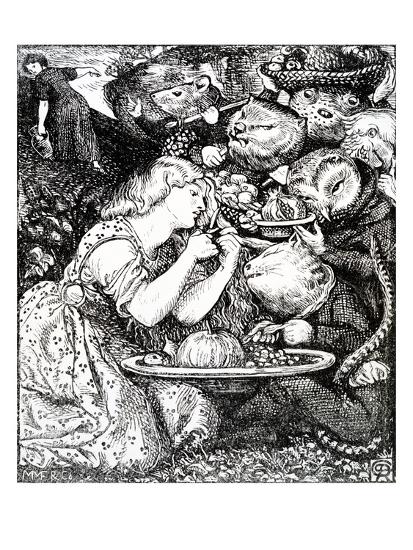 Frontispece to 'Goblin Market and Other Poems' by ...