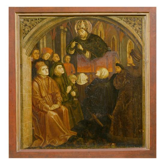 'Saint Ambrose Preaching in Milan, Form the 'Altarpiece of Saint