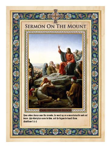 'Sermon on the Mount' Giclee Print - Carl Bloch | AllPosters.com