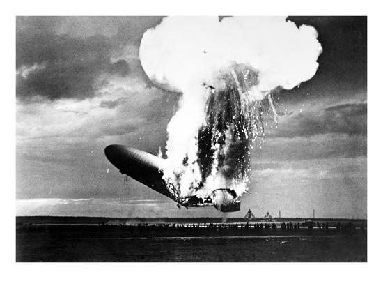 'The Hindenburg, 1937' Giclee Print | AllPosters.com