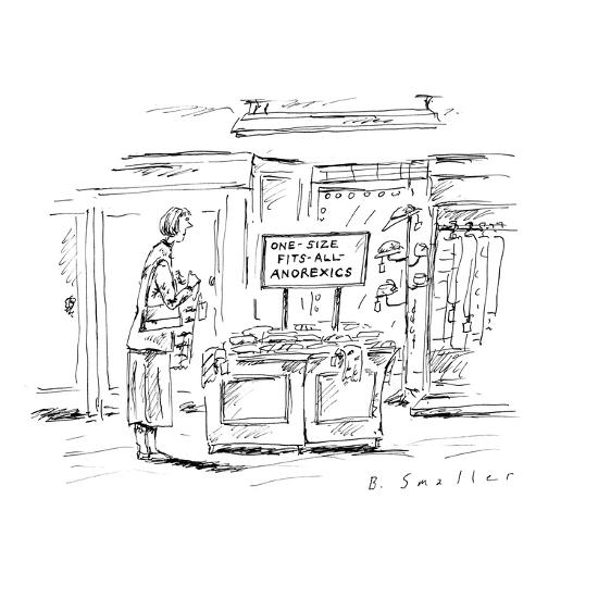 Sign In Store Reads One Size Fits All Anorexics Cartoon Premium Giclee Print Barbara Smaller Allposters Com Sign In Store Reads One Size Fits All Anorexics Cartoon Premium Giclee Print Barbara Smaller Allposters Com