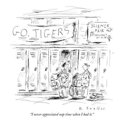 I Never Appreciated Nap Time When I Had It New Yorker Cartoon Premium Giclee Print Barbara Smaller Allposters Com