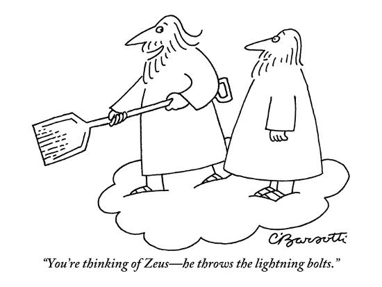 You Re Thinking Of Zeus He Throws The Lightning Bolts New