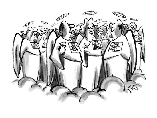 New Yorker Cartoon Dog Heaven