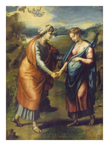 The Visitation Giclee Print by Raphael at