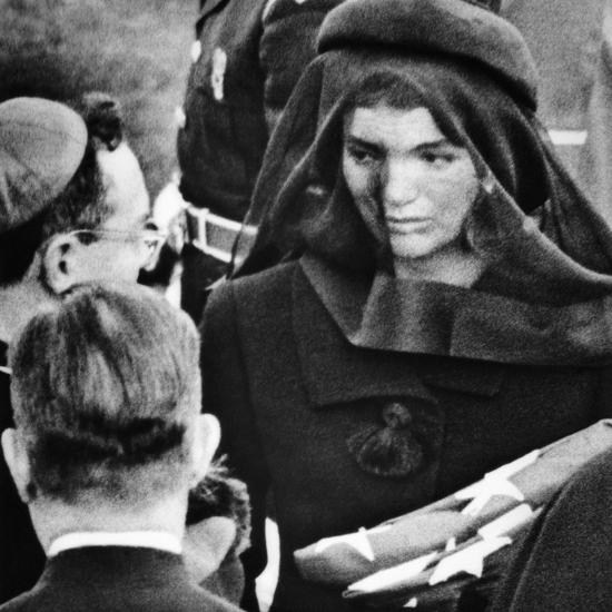 'Jacqueline Kennedy at President John Kennedy's Funeral' Photo