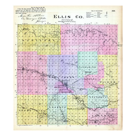 1887, Ellis County, Kansas, United States Giclee Print at