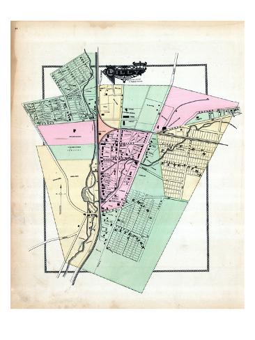 '1890, Lilly, Pennsylvania, United States' Giclee Print