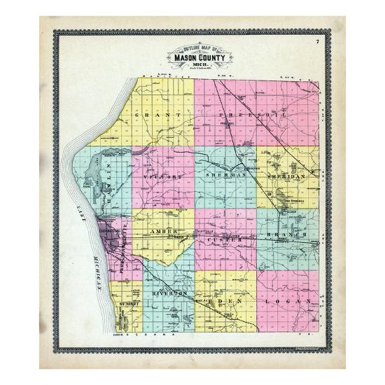 '1904, Mason County, Michigan, United States' Giclee Print