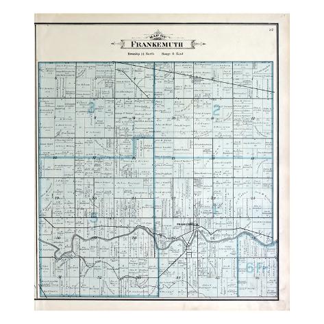 1896, Frankenmuth Township, Dead River, Michigan, United States Giclee