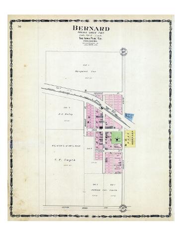 '1906, Bernard, Iowa, United States' Giclee Print