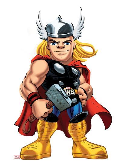 Marvel Super Hero Squad Thor  Standing Poster at 