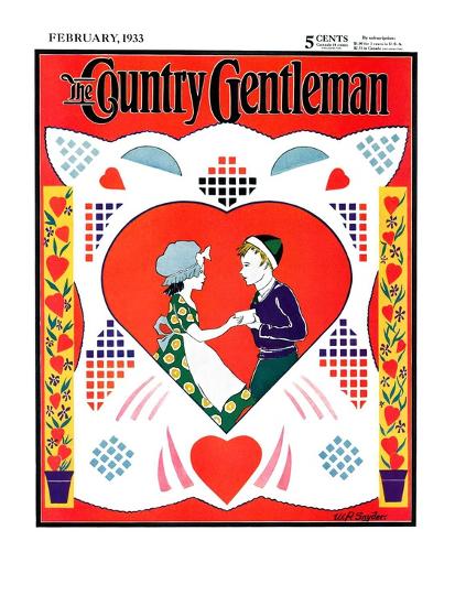 "Valentine Couple Cut-Out," Country Gentleman Cover ...
