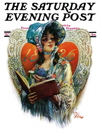 "1826 Valentine," Saturday Evening Post Cover, February 13 ...