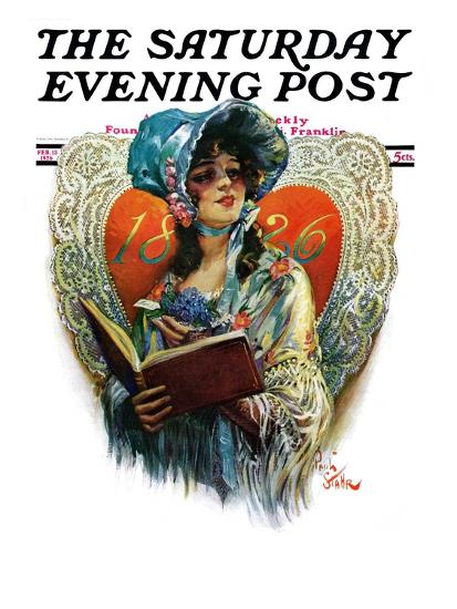 "1826 Valentine," Saturday Evening Post Cover, February 13 ...