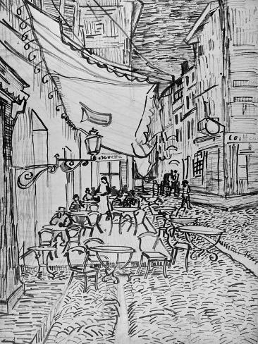 van gogh black and white