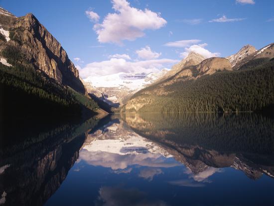 Lake Louise, Mt Victoria, Victoria Glacier, Banff National Park, Alberta, Canada Photographic ...