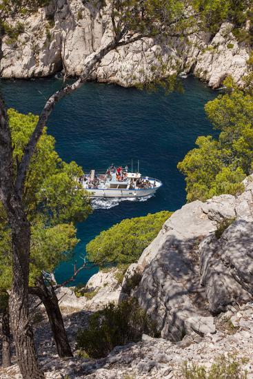 Tour Boat Calanques Near Cassis Bouches Du Rhone Cote D Azur