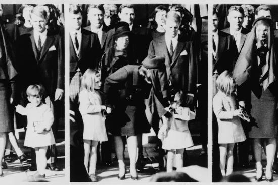 Three Image Sequence of JFK Jr. Saluting at President Kennedy's Funeral ...