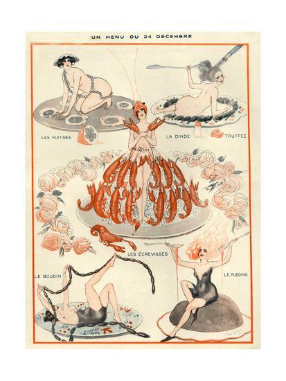 '1920s France La Vie Parisienne Magazine Plate' Giclee ...
