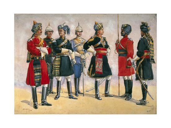 british officers indian army