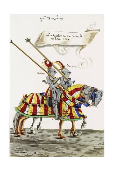 Medieval jousting terms picture