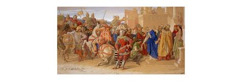The Knights Of The Round Table About To Depart In Quest Of The Holy Grail