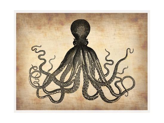 Download 'Vintage Octopus' Posters - NaxArt | AllPosters.com