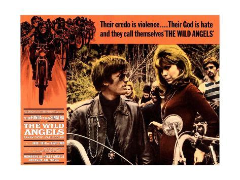 The wild angels Peter Fonda vintage movie poster print