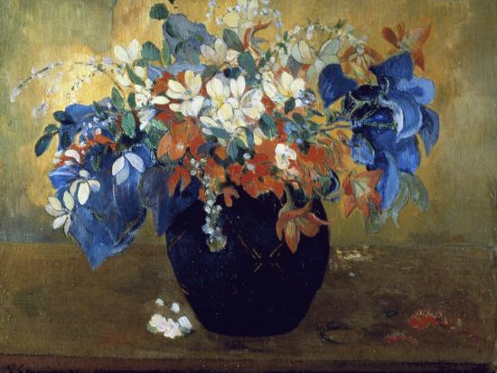 A Vase Of Flowers 1896 Giclee Print By Paul Gauguin At Allposters Com